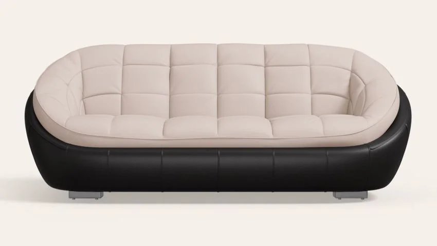 Opulent Advance 3-Seater Leatherette Sofa